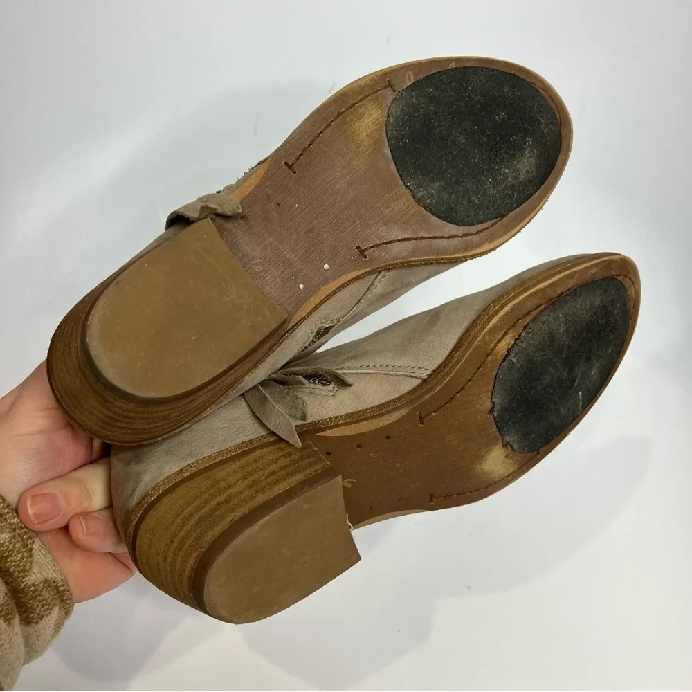 Sam‎ Edelman tan leather ankle boots size 6